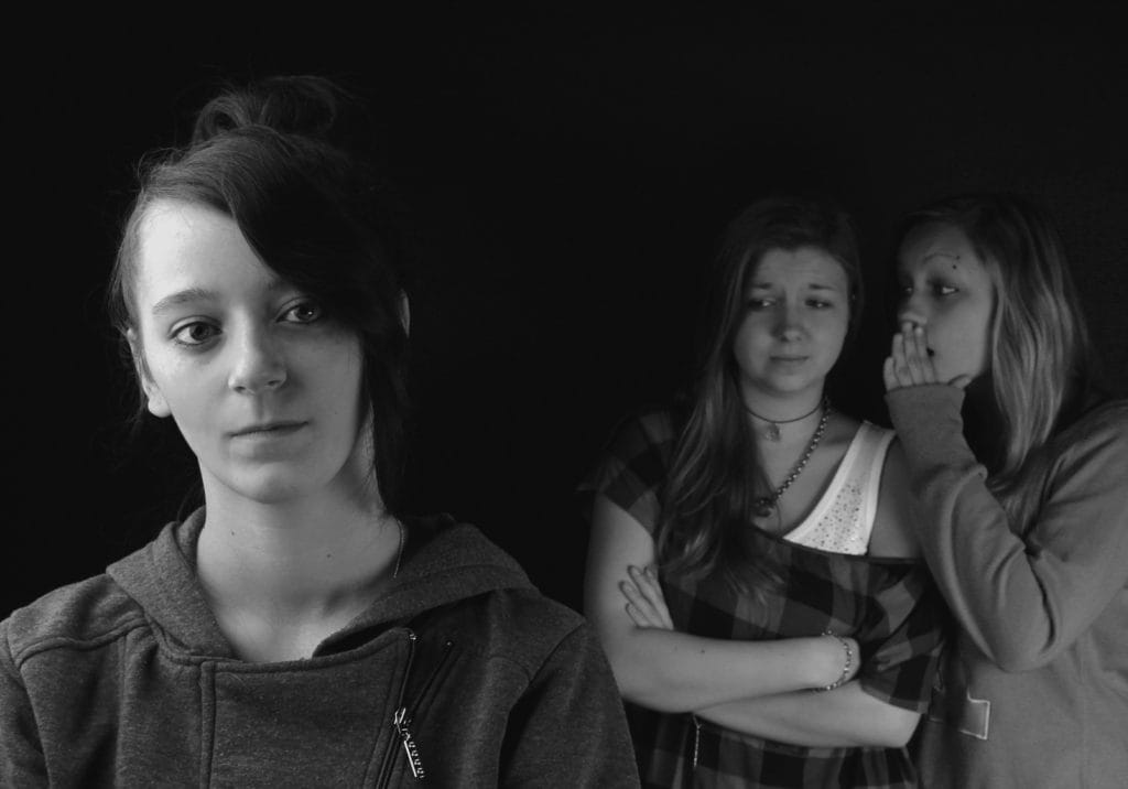 group of girls and gossip