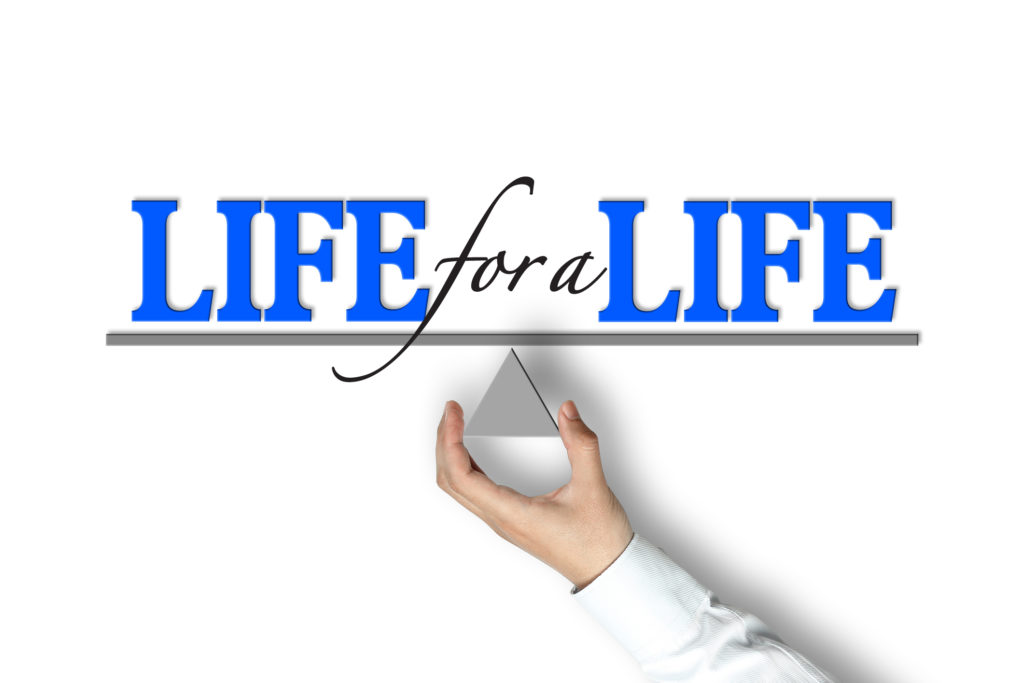 life for a life - Jesus died for all