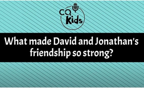 David & Jonathan's friendship