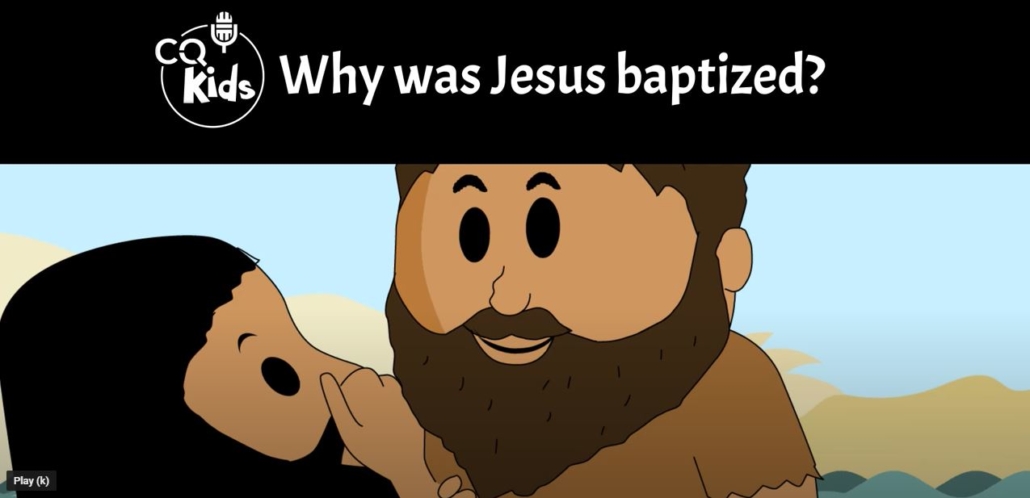 Why was Jesus baptized