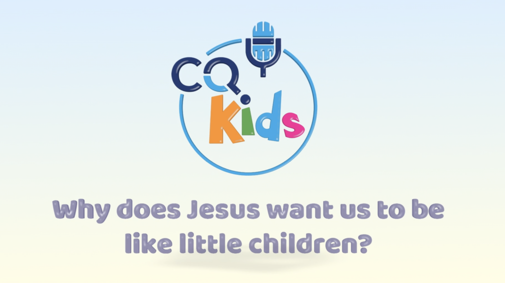 be like little children