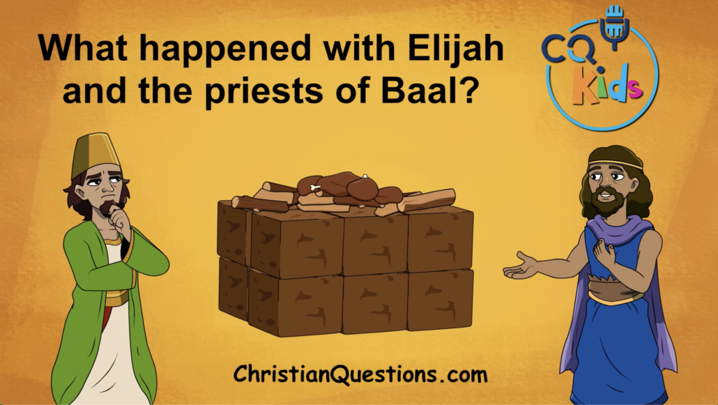 Elijah & priests of Baal