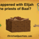 Elijah & priests of Baal